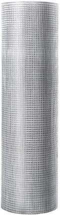 48″ x 50′ Roll of 1/4″ 23-Gauge Square-Mesh Galvanized Hardware Cloth