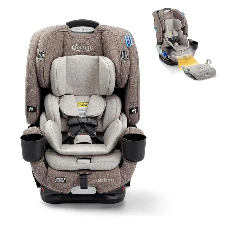 4Ever DLX 4-in-1 Convertible Car Seat ¨C Infant to Booster, 10-Year Lifespan, Rear &amp; Forward Facing