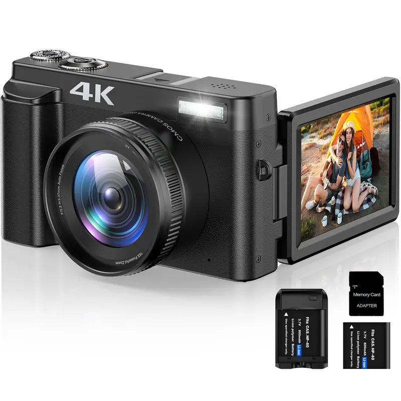 4K Digital Camera for Beginners ¨C Autofocus, 16x Digital Zoom, Photo &amp; Video Capture