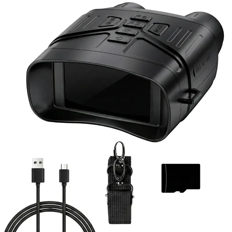 4K Digital Night Vision Goggles Featuring 3-Inch Display &amp; Long-Lasting Battery