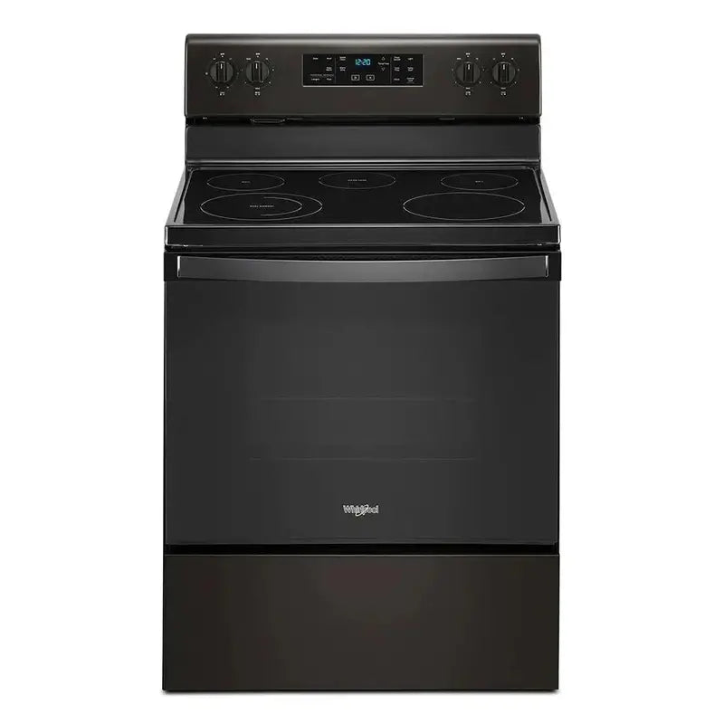 5.3 Cu. Ft. Electric Range with Frozen Bake Technology ¨C WFE505W0JV (Black)