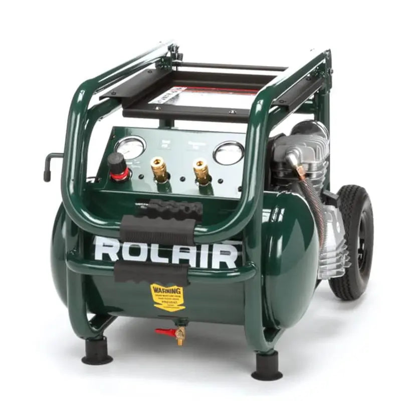 5.3-Gallon Portable Electric Tire Inflator &amp; Air Compressor ¨C Wheeled 120 PSI Unit for Automotive and Workshop Use