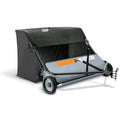 50-Inch Lawn Sweeper ¨C 26-Cubic-Foot Capacity Yard Debris Collector