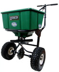 50 lb Push-Type Broadcast Spreader ¨C Adjustable Flow Control for Even Fertilizer or Seed Distribution