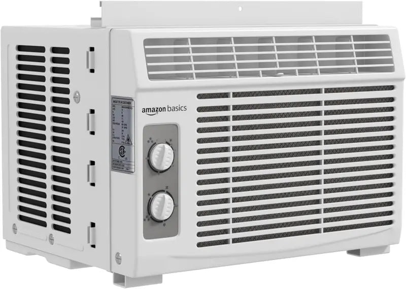 5000 BTU Window Air Conditioner ¨C Compact 150 Sq Ft Cooling, Washable Filter, White