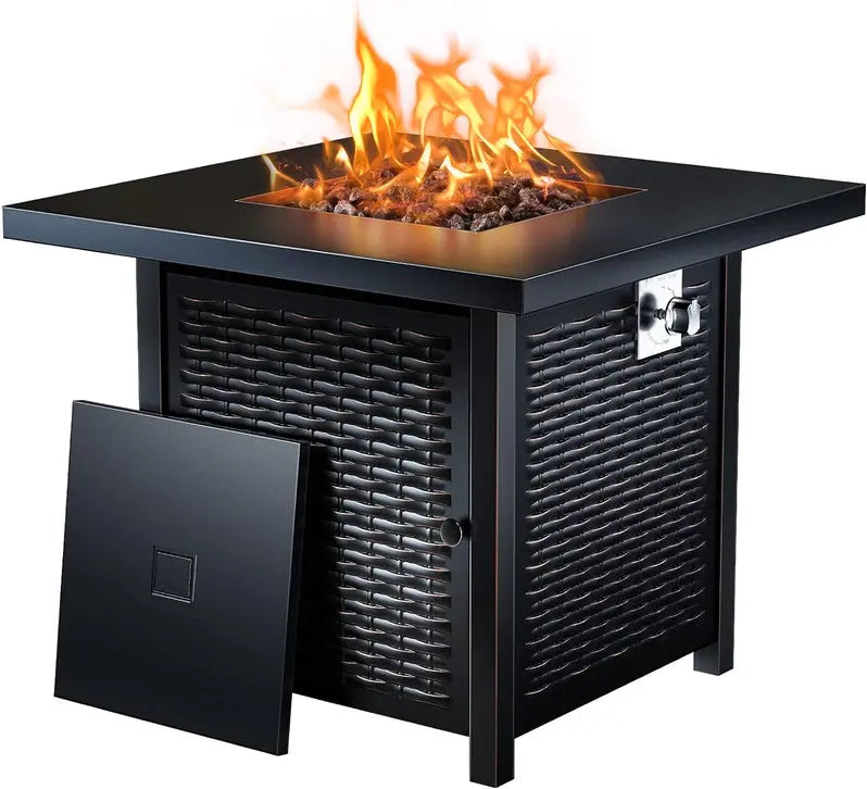 50,000 BTU Propane Fire Pit Table ¨C Outdoor Gas Fire Table for Patios and Decks