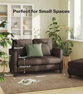 51-Inch Corduroy Loveseat ¨C Compact Tool-Free Assembly Sofa Ideal for Small Living Areas