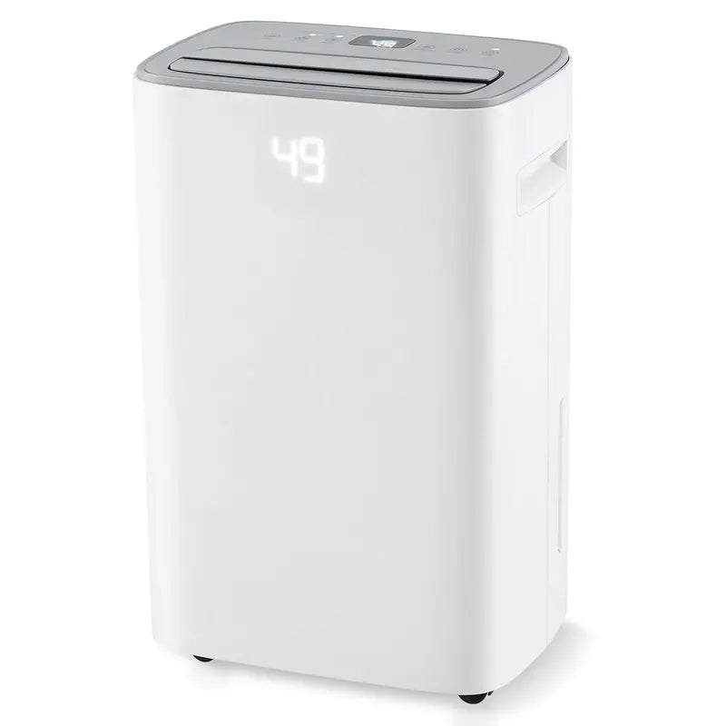 52-Pint Portable Dehumidifier for Basements ¨C Supports 4,500 Sq. Ft with Auto/Manual Drain Options