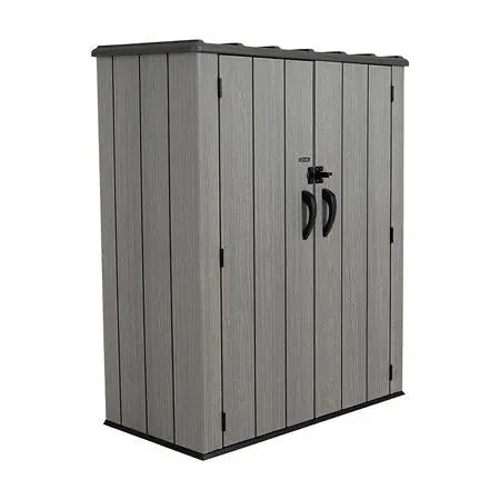 53-Cubic-Foot Vertical Storage Shed ¨C Tall, Space-Saving Utility Structure
